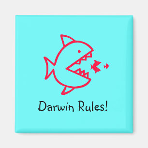 Ozean Glow_Darwin Regeln! Magnet