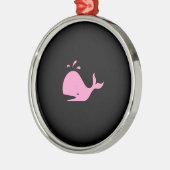 Ozean Glow_Pink-on-Black Walhalskette Ornament Aus Metall (Links)