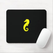 Ozean Glow_Yellow Seepferd Mousepad (Mit Mouse)