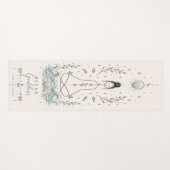 Ozean-Göttin Boho-Yogamatte Yogamatte (Vorderseite (Horizontal))