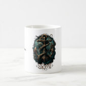 Ozean-Grab-Kraken-Anker-Dunkle-Fantasy Kaffeetasse (Mittel)