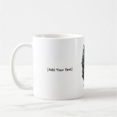 Ozean-Grab-Kraken-Anker-Dunkle-Fantasy Kaffeetasse (Links)