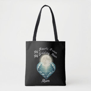 Ozean Herz Führender Mond Mama Tasche