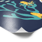 Ozean hören, Erde Fotodruck (Ecke)