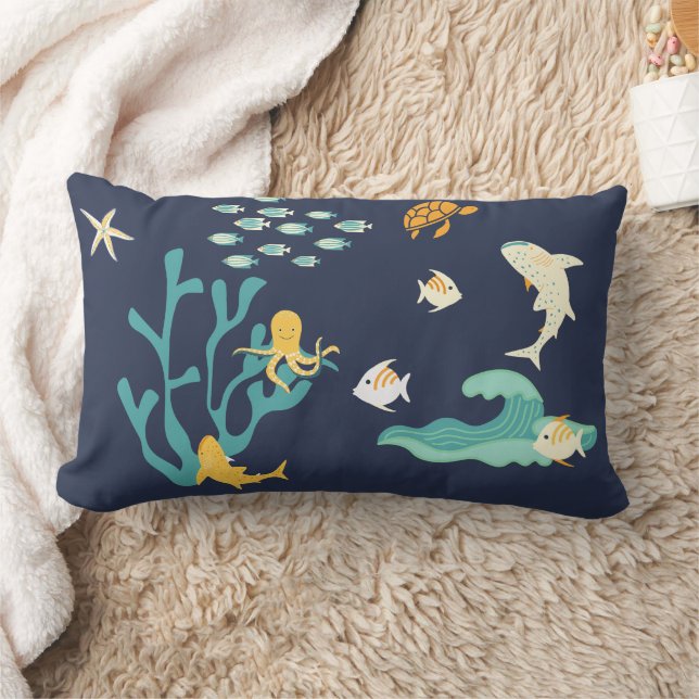 Ozean hören, Erde Lendenkissen (Decke)