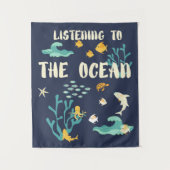 Ozean hören, Erde Wandteppich (Vorderseite)