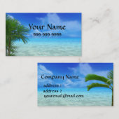 Ozean-Horizont-Visitenkarte Visitenkarte (Vorne/Hinten)