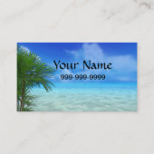 Ozean-Horizont-Visitenkarte Visitenkarte (Vorderseite)