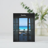 Ozean in Cancun, Mexiko Postkarte (Stehend Vorderseite)