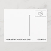 Ozean in Cancun, Mexiko Postkarte (Rückseite)