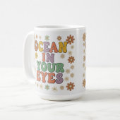Ozean in deinen Augen Kaffeetasse (Vorderseite Links)