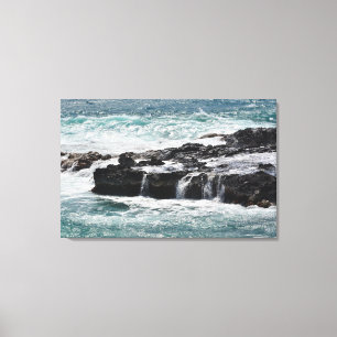 Ozean in Poipu Leinwanddruck