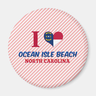 Ozean-Insel-Strand, North Carolina Magnet