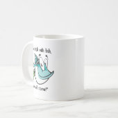 Ozean-inspirierte Mode spricht nicht mit Fischen Kaffeetasse (Vorderseite Links)