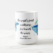 Ozean-inspirierte Wasserfarbe Kaffeetasse (Mittel)