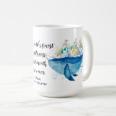 Ozean-inspirierte Wasserfarbe Kaffeetasse (VorderseiteRechts)
