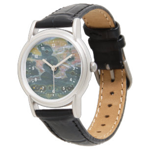 Ozean-Jasper-Platte Armbanduhr