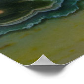 Ozean-Jasper-Platte Poster (Ecke)