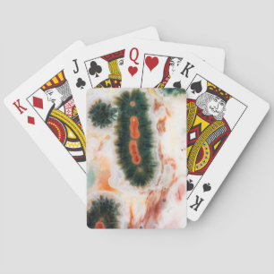 Ozean-Jasper-Stein gefunden in Madagaskar Spielkarten
