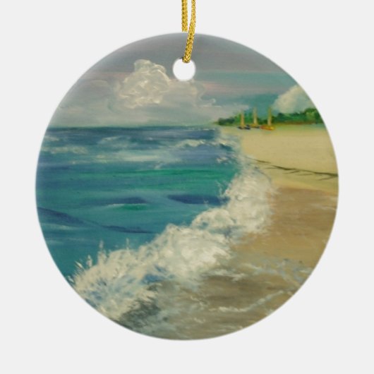 Ozean Keramikornament (Vorne)