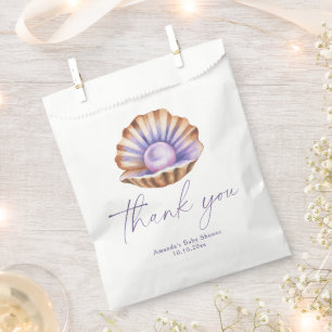 Ozean Kleine Perle Baby Shower Danke Geschenktütchen