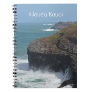 Ozean Klippe Kilauea Kauai Hawaii (meine Fotografi Notizblock