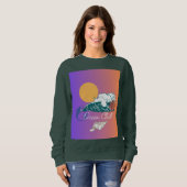 Ozean-Kühl-Design  Sweatshirt (Vorne ganz)