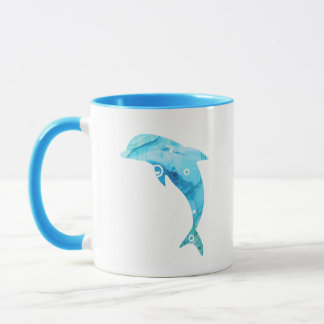 Ozean Kunst Tasse - Delfin 1
