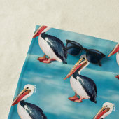 Ozean Küsten Pelikan Strandtuch (Beispiel)