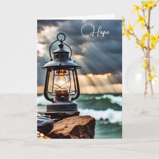 Ozean Lantern im Sturm Karte (Gelbe Blume)