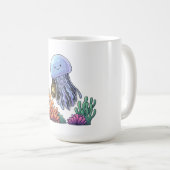 Ozean-Laternenqualle Kaffeetasse (VorderseiteRechts)