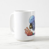 Ozean-Laternenqualle Kaffeetasse (Vorderseite Links)