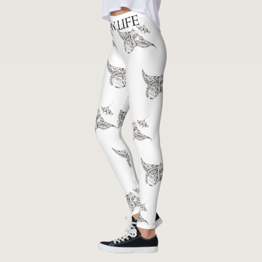 OZEAN-LEBEN-Mantarochen Leggings (Links)