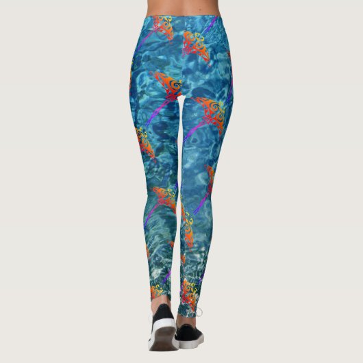 OZEAN-LEBEN Stingray Leggings (Rückseite)