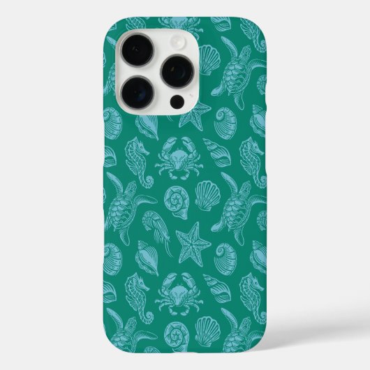 Ozean-Lebensmuster - Meeresästhetik Case-Mate iPhone Hülle (Rückseite)