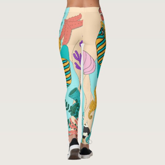 Ozean Leggings (Rückseite)