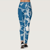 Ozean-Leggings Leggings (Rückseite)