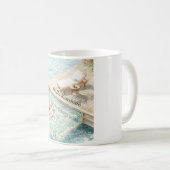 Ozean-Liegestuhl Sonnenschein Kaffeetasse (VorderseiteRechts)