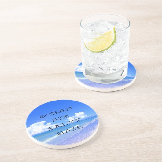 Ozean-Luft-salziges Haar Untersetzer (Seite)