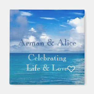 Ozean-Magnet für Paare in der Liebe Magnet