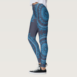 Ozean-Mandala durch Megaflora Entwurf Leggings
