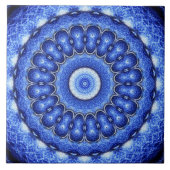 Ozean-Mandala Fliese (Vorderseite)