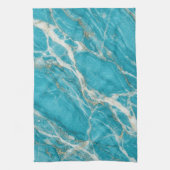 Ozean Marmor Eleganter Minimalstil Geschirrtuch (Vertikal)