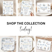 Ozean Meer sehen dich bald Baby Shower Junge Blau Pappbecher