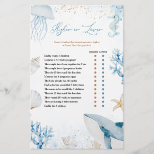 Ozean Meer sehen wir uns bald Baby Shower Höher od