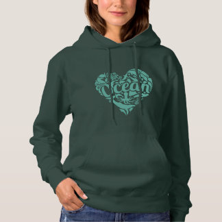 Ozean Meeresliebe Marine Surfen Hoodie
