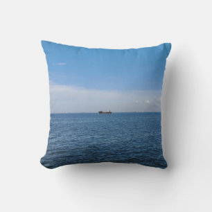 Ozean mit Schiffskissen Kissen