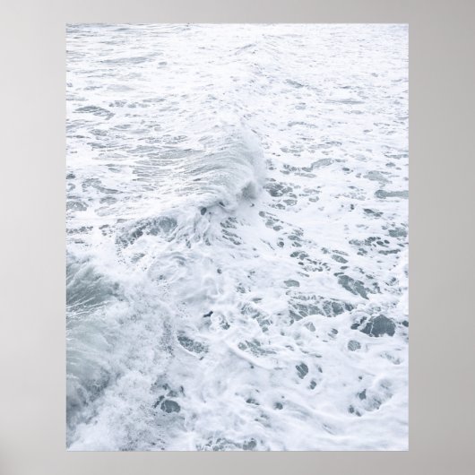 Ozean mit Welle Poster (Vorne)