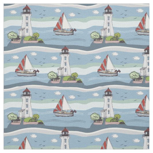 Ozean-Mustergewebe Stoff (Muster)