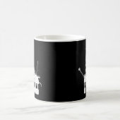 Ozean-Ölfeld-Bohrer-Bohrinsel Kaffeetasse (Mittel)